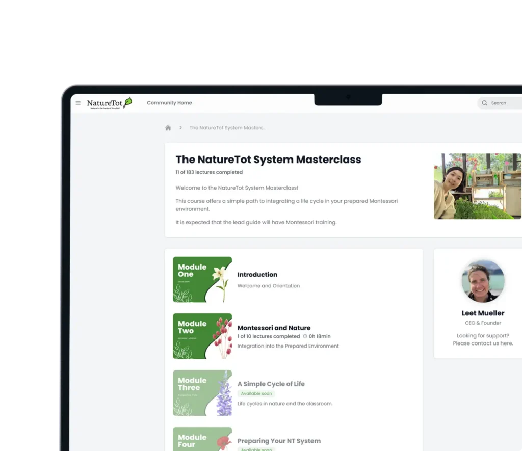 Online NatureTot System Masterclass